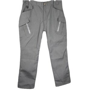 NWOT Tactical Series Pants Mens Large Gray Ripstop Cargo Outdoor Hiking Workwear